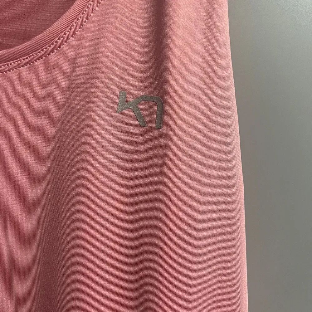 Kari Traa Women Scoop Neck Racerback Tank Top Pink Large Stretch Active Gym - Picture 2 of 6